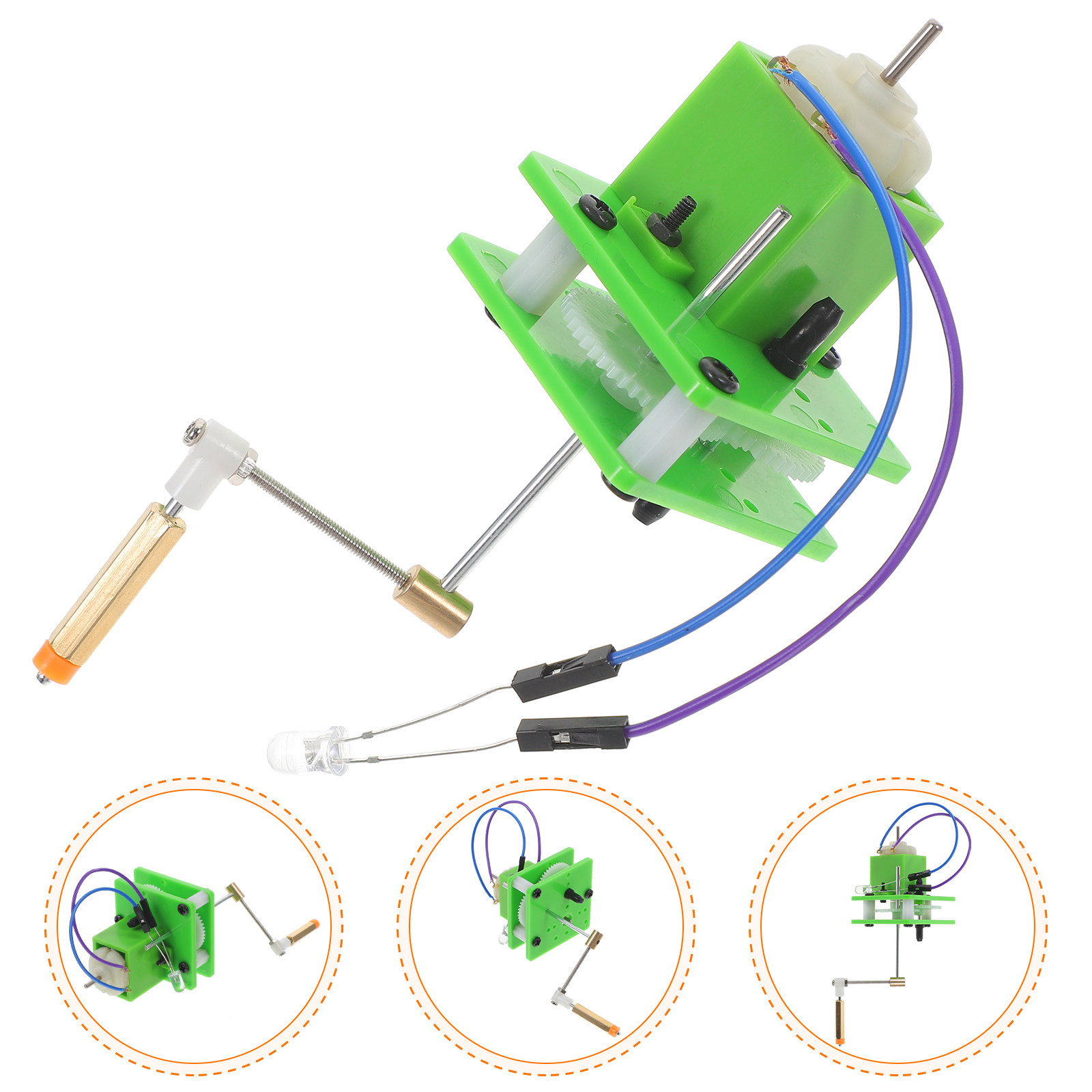 Renewable Energy Resources - Hand-Cranked Generator DIY Science Experiment Kit