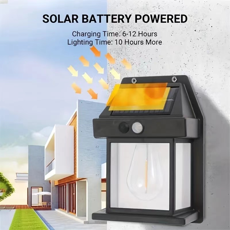 Renewable Energy House - Solar Outdoor Waterproof LED Wall Light
