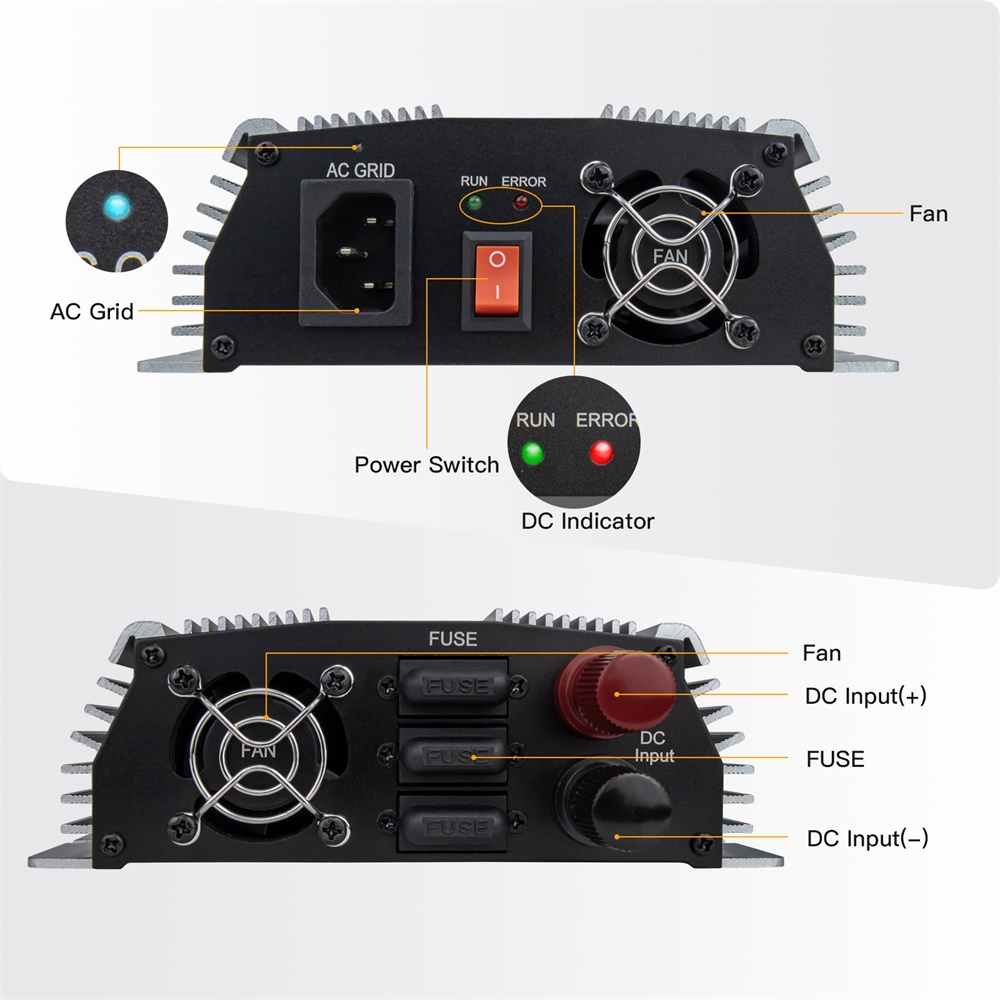 1000-1400W Grid Tie Micro Sola - Grid Tie Micro Inverter recension och pris