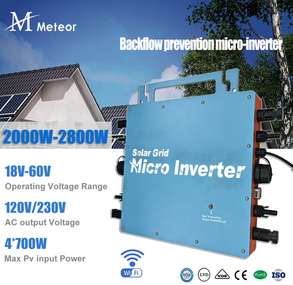 2800W 2400W 2000W backflow pre - Grid Tie Micro Inverter recension och pris