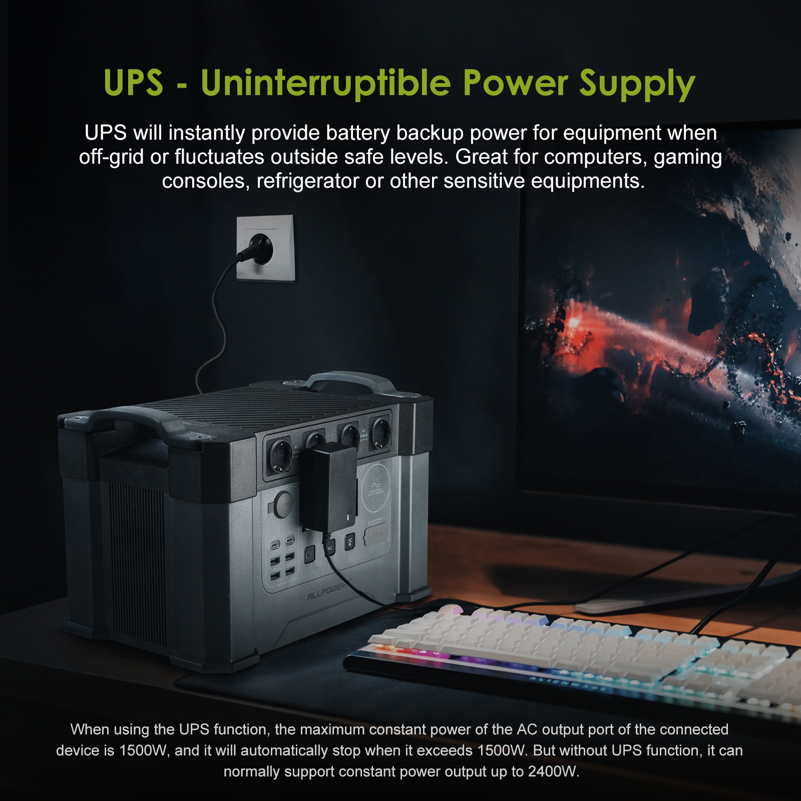 ALLPOWERS S2000 Pro Outdoor Ge - Renewable Energy House recension och pris