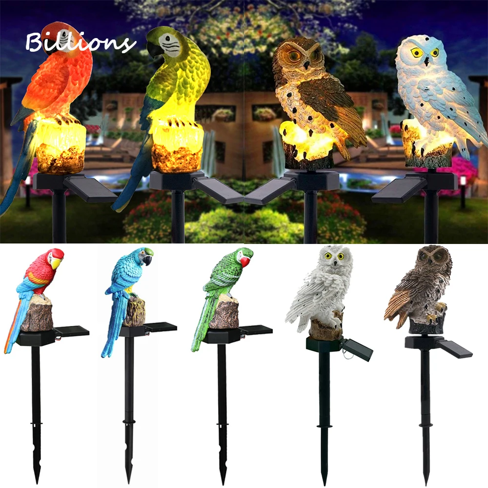 Solar Powered LED Owl Animal H - Renewable Energy House recension och pris