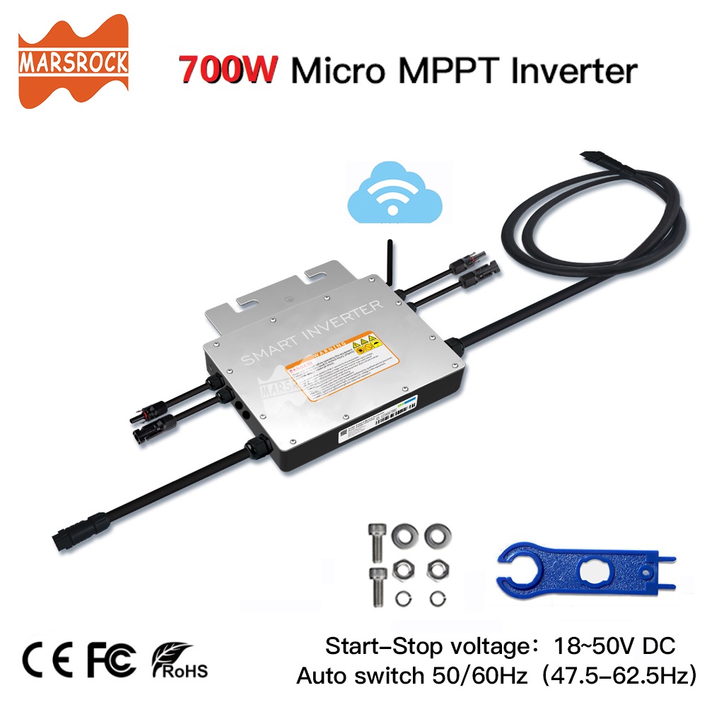 700W Portable Solar Grid Tie S - Grid Tie Micro Inverter recension och pris