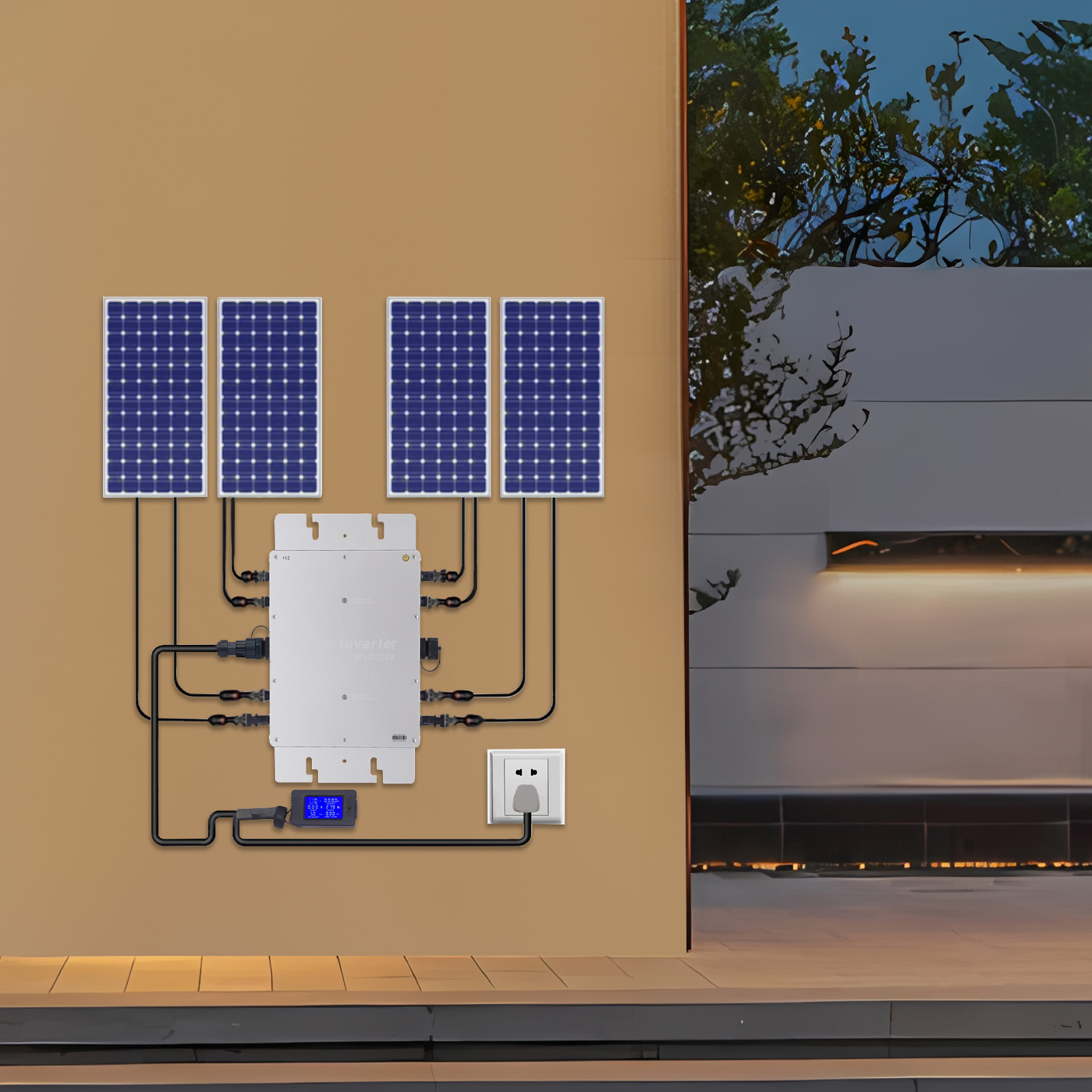 1200W Solar Grid Tie Micro Inv - Grid Tie Micro Inverter recension och pris