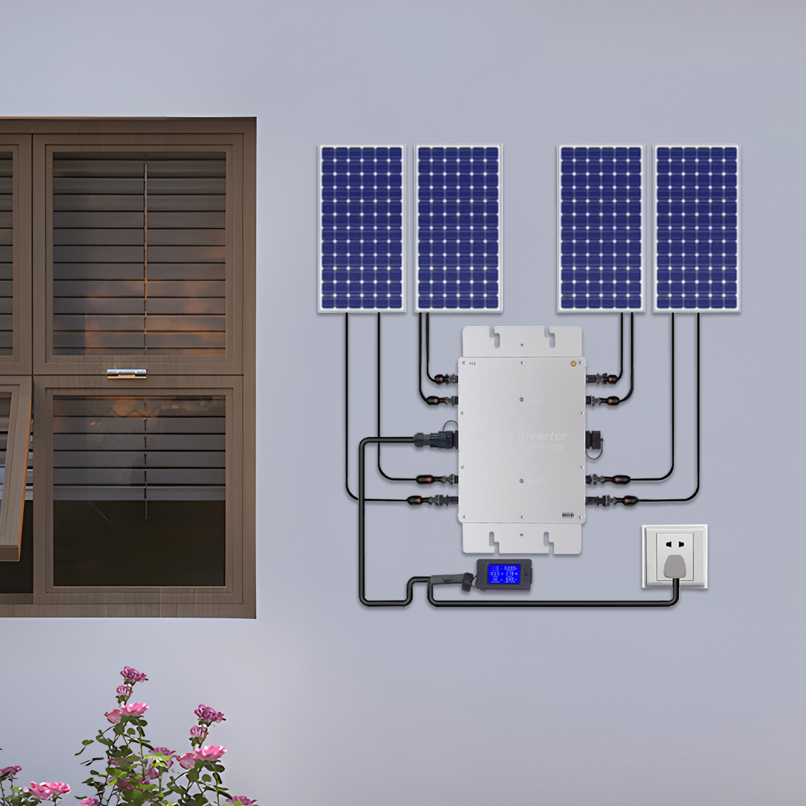 1200W Solar Grid Tie Micro Inv - Grid Tie Micro Inverter recension och pris