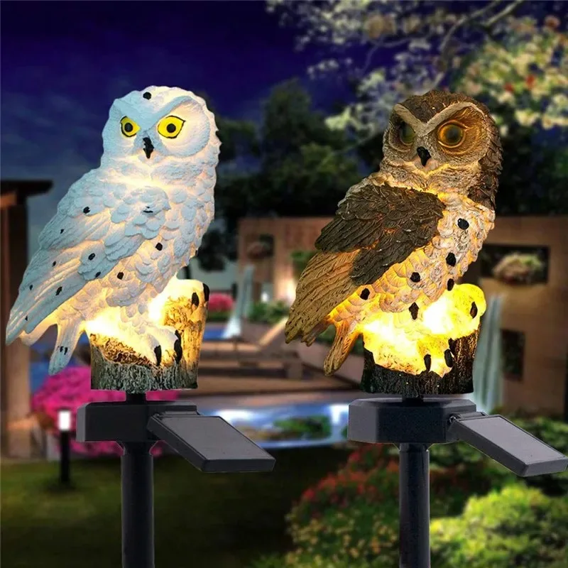 Solar Lamp Owl Animal Solar Ga - Renewable Energy House recension och pris