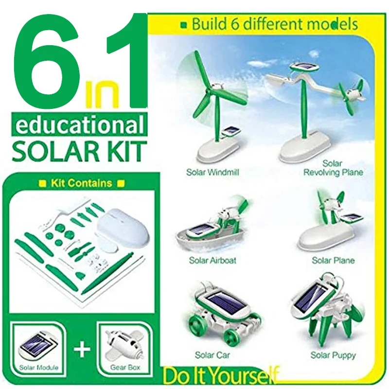 Educational DIY Solar Power Ki - Renewable Energy Work recension och pris