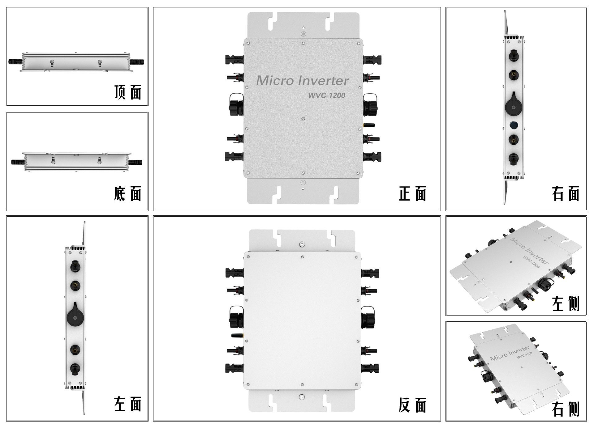 WIFI IoT WVC Solar PV Smart Mi - Grid Tie Micro Inverter recension och pris