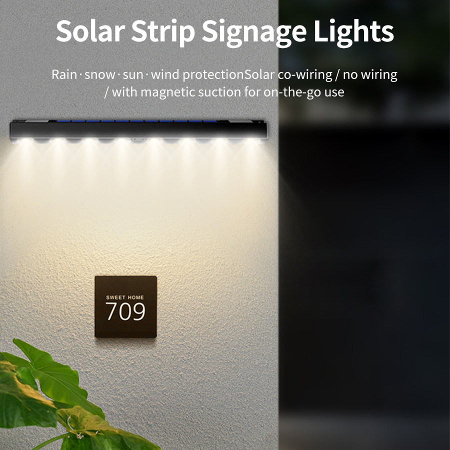 Outdoor Solar LED Address Ligh - Renewable Energy House recension och pris