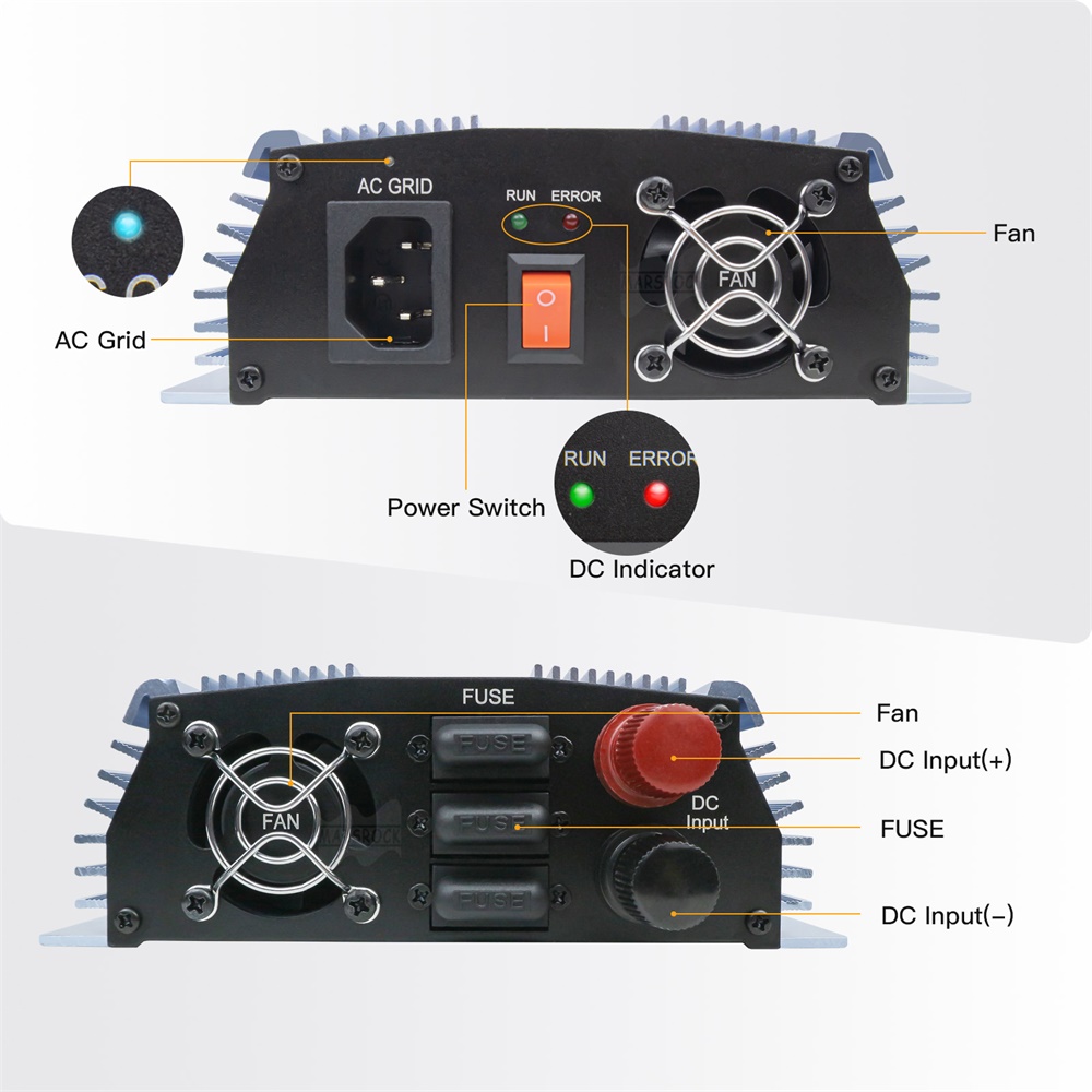 18V 24V 36V 1400W Solar On Gri - Grid Tie Micro Inverter recension och pris