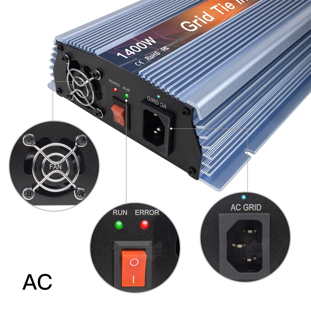 18V 24V 36V 1400W Solar On Gri - Grid Tie Micro Inverter recension och pris